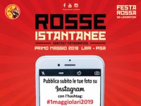 PRIMO MAGGIO 2019: CONTEST FOTOGRAFICO “ROSSE ISTANTANEE”
