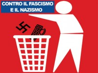 BANCHETTO RACCOLTA FIRME CONTRO PROPAGANDA NAZISTA E FASCISTA